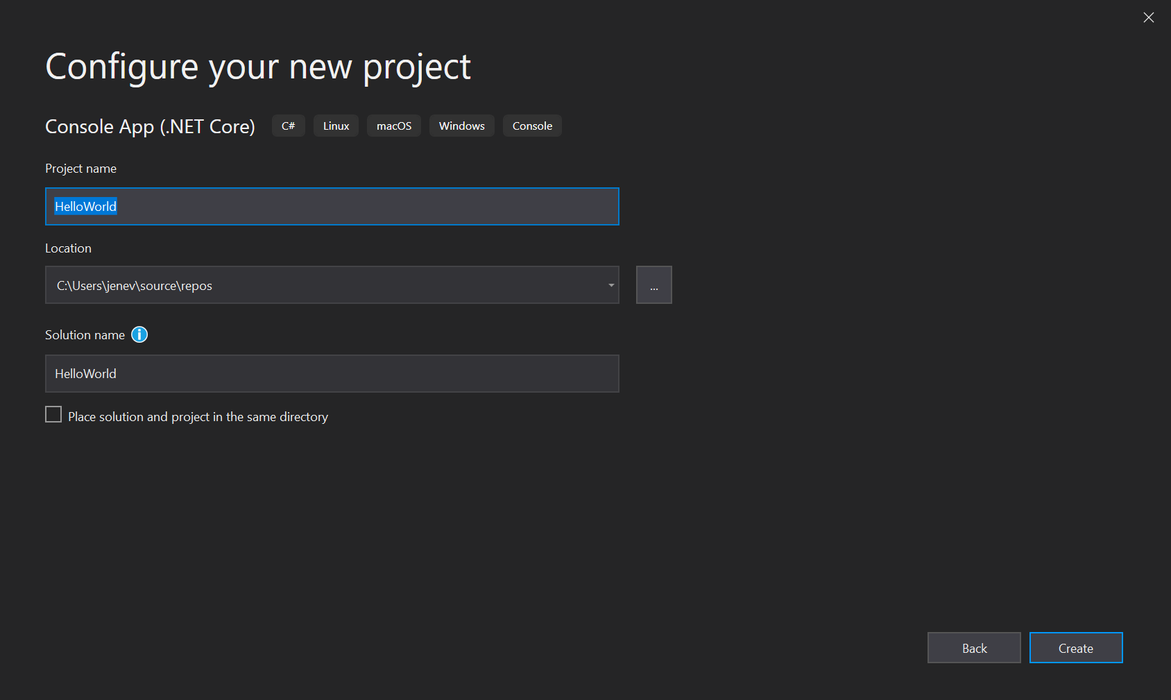 Configure Project